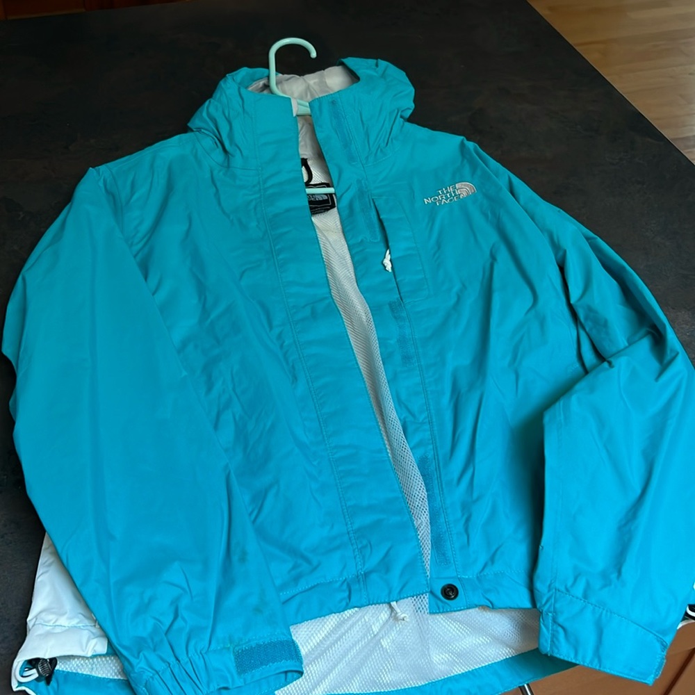 North face rain jacket.